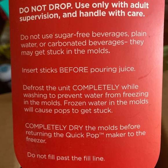 Used Zoku quick pop maker Set - Picture 5 of 9